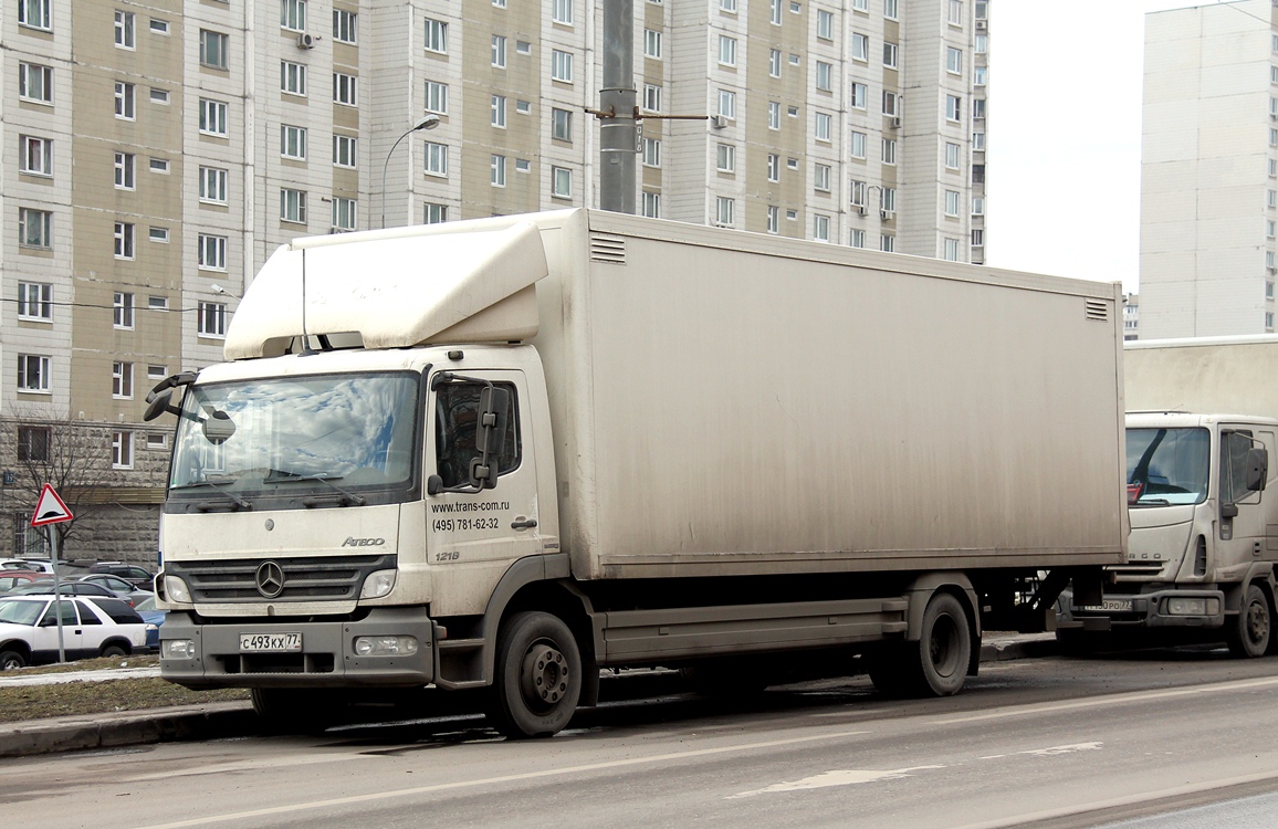 Москва, № С 493 КХ 77 — Mercedes-Benz Atego 1218