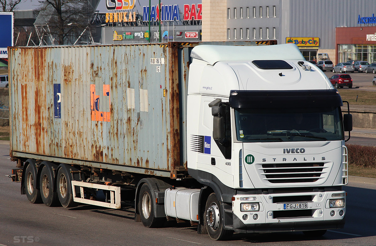 Литва, № FGJ 818 — IVECO Stralis ('2002) 430