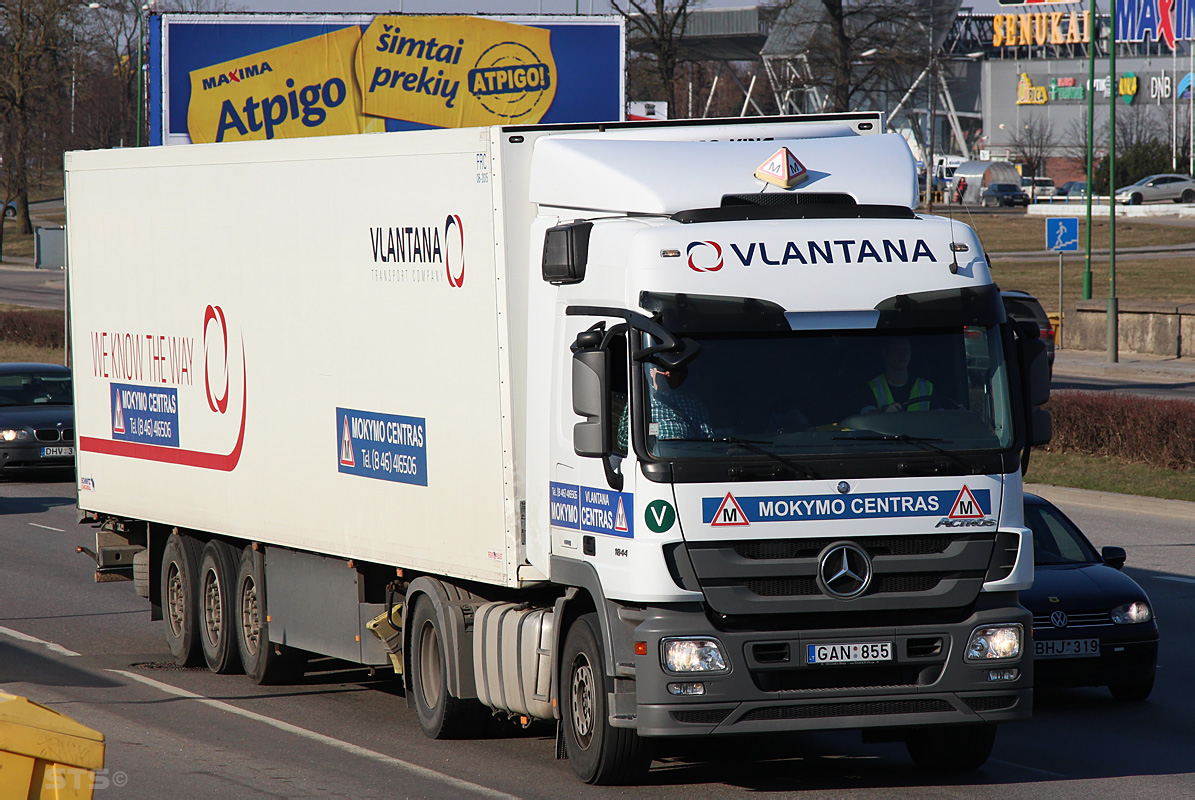 Литва, № GAN 855 — Mercedes-Benz Actros ('2009) 1844