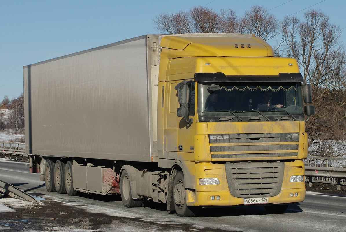 Волгоградская область, № А 686 АУ 134 — DAF XF105 FT