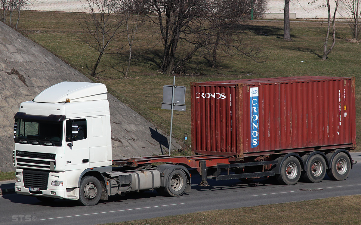 Литва, № HOB 494 — DAF XF95 FT