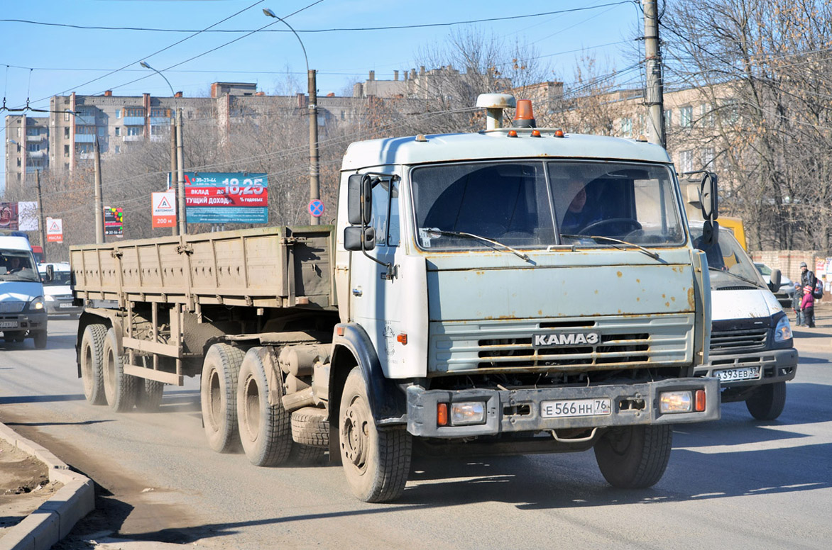 Ярославская область, № Е 566 НН 76 — КамАЗ-54115 (общая модель)