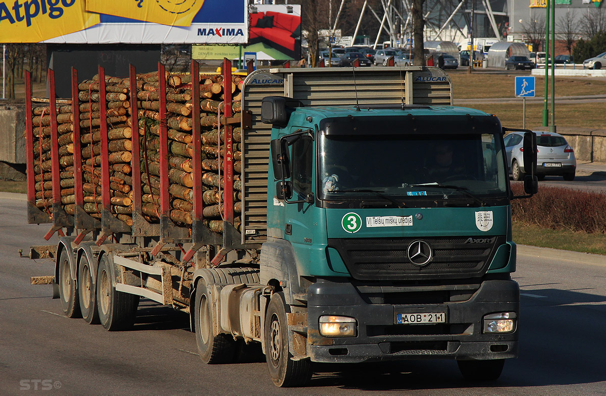 Литва, № AOB 211 — Mercedes-Benz Axor 1840