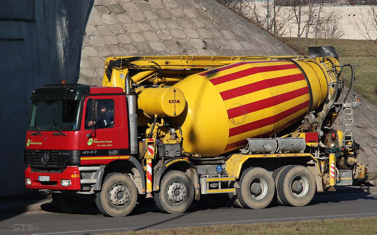 Литва, № FZH 310 — Mercedes-Benz Actros ('1997) 4143