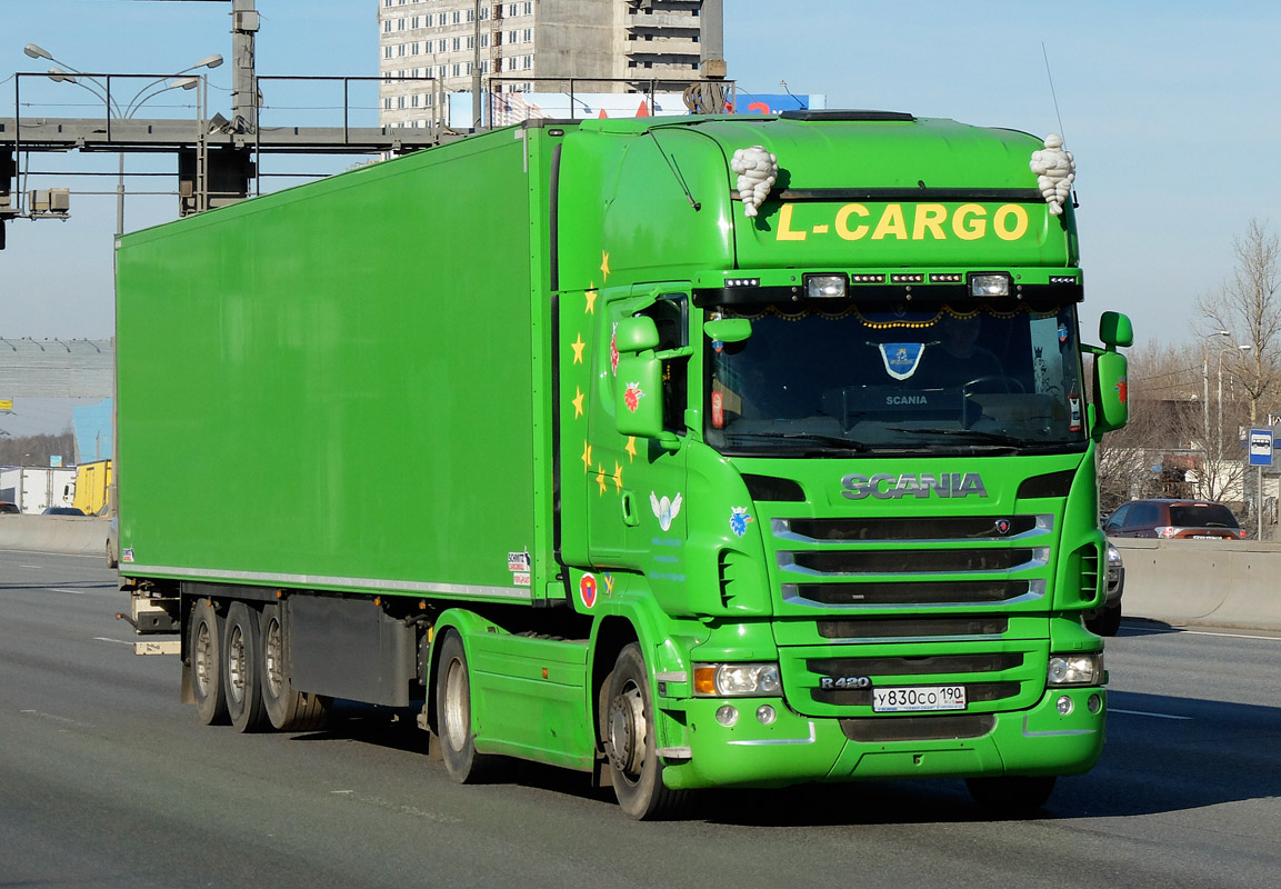 Московская область, № У 830 СО 190 — Scania ('2009) R420