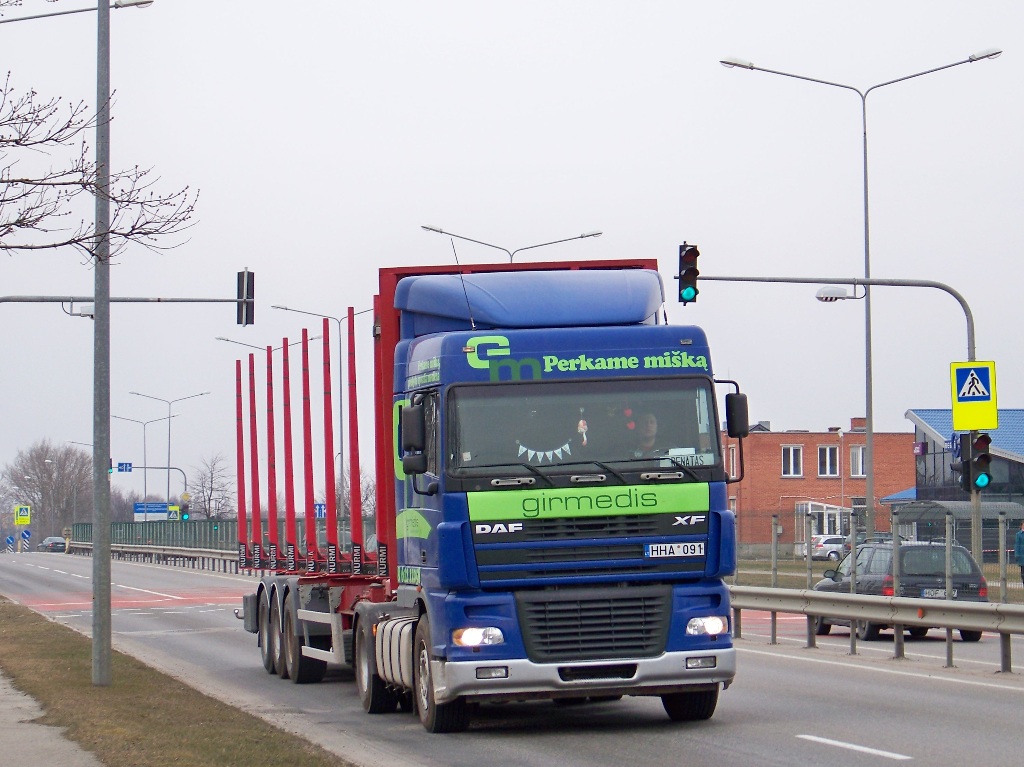 Литва, № HHA 091 — DAF XF95 FT