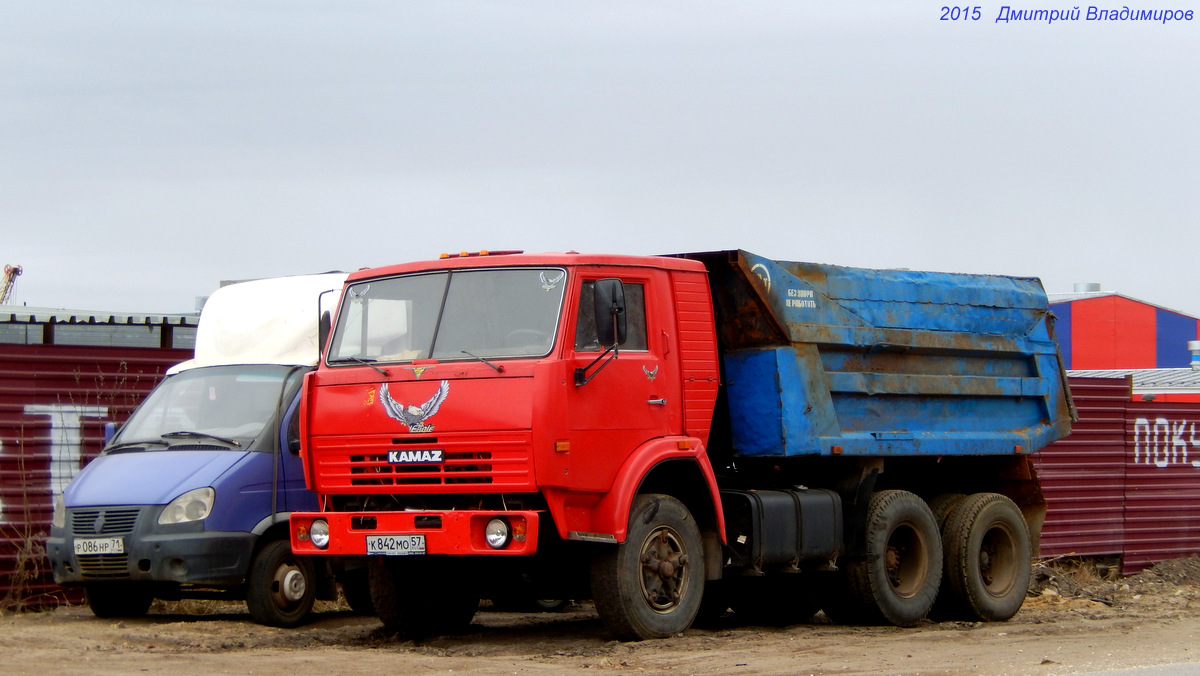 Орловская область, № К 842 МО 57 — КамАЗ-5410