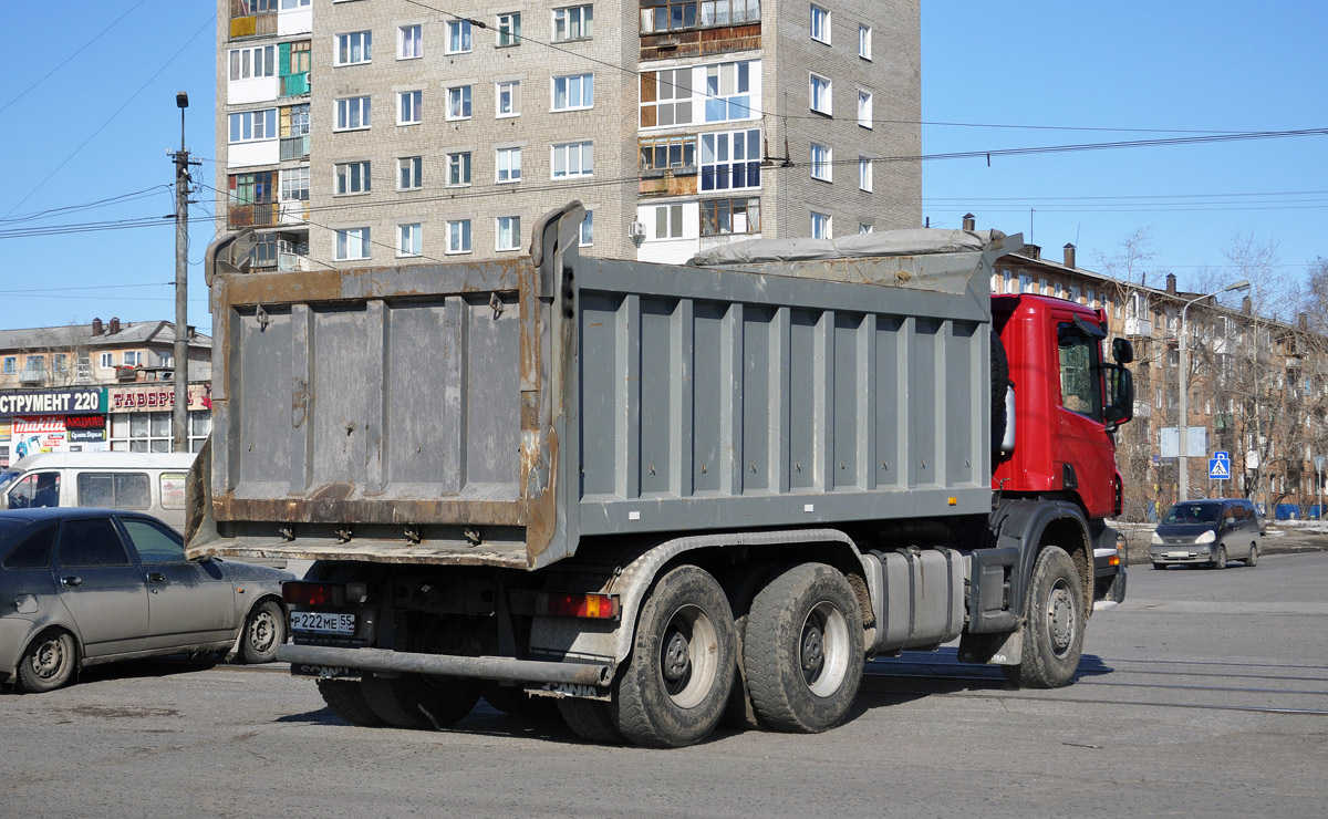 Омская область, № Р 222 МЕ 55 — Scania ('2004) P380