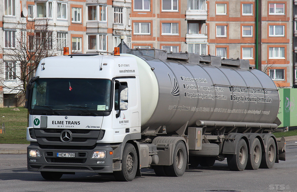 Литва, № HEM 786 — Mercedes-Benz Actros ('2009) 1844