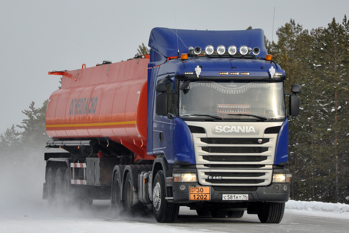 Саха (Якутия), № С 581 КТ 14 — Scania ('2013) G440