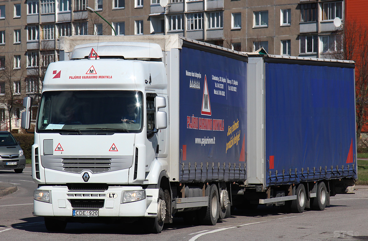 Литва, № CDE 920 — Renault Premium ('2006)