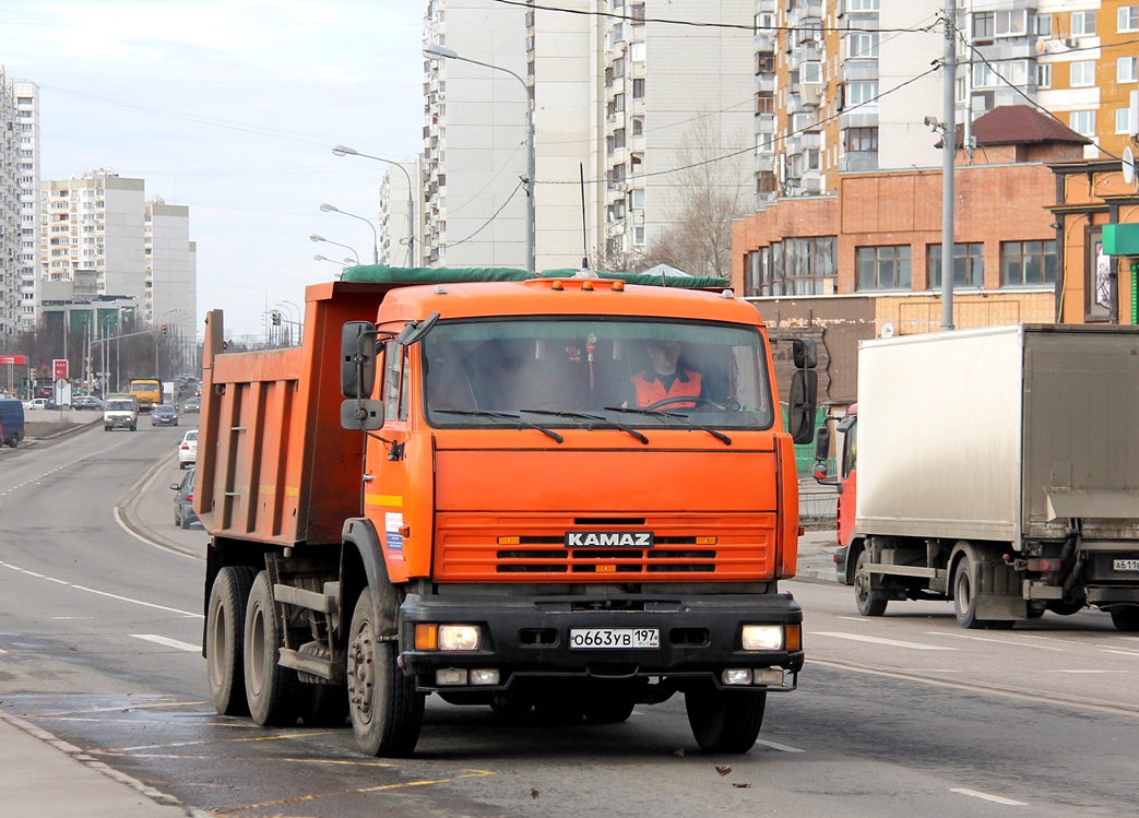 Москва, № О 663 УВ 197 — КамАЗ-65115 (общая модель)