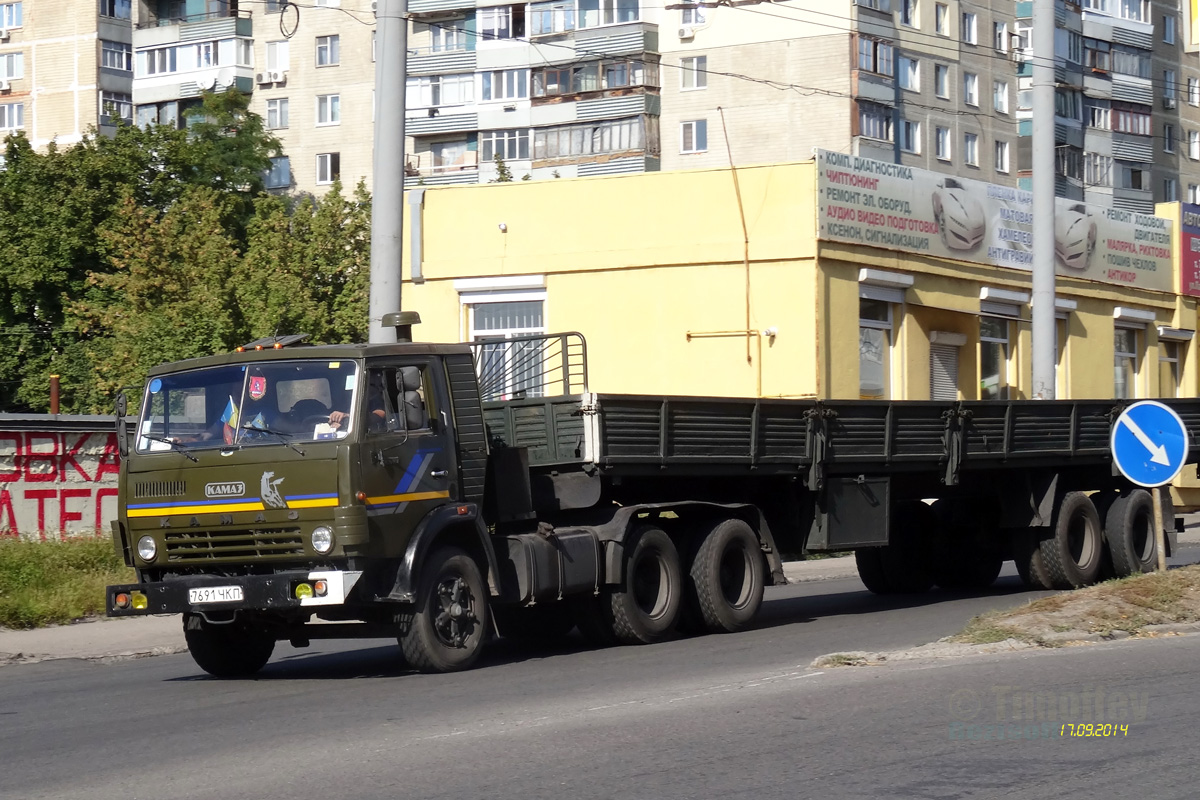 Черкасская область, № 7691 ЧКП — КамАЗ-54112