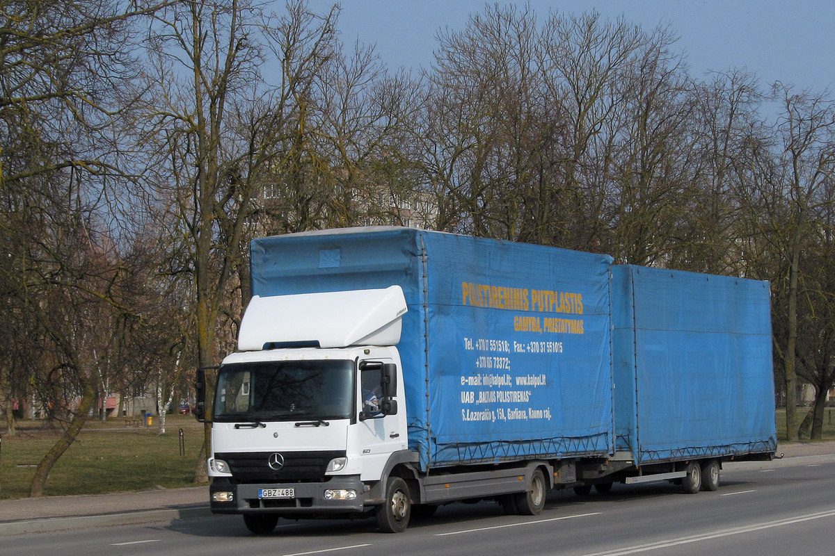 Литва, № GBZ 488 — Mercedes-Benz Atego 823