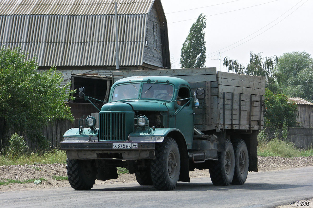 Волгоградская область, № Х 375 НК 34 — ЗИЛ-157К