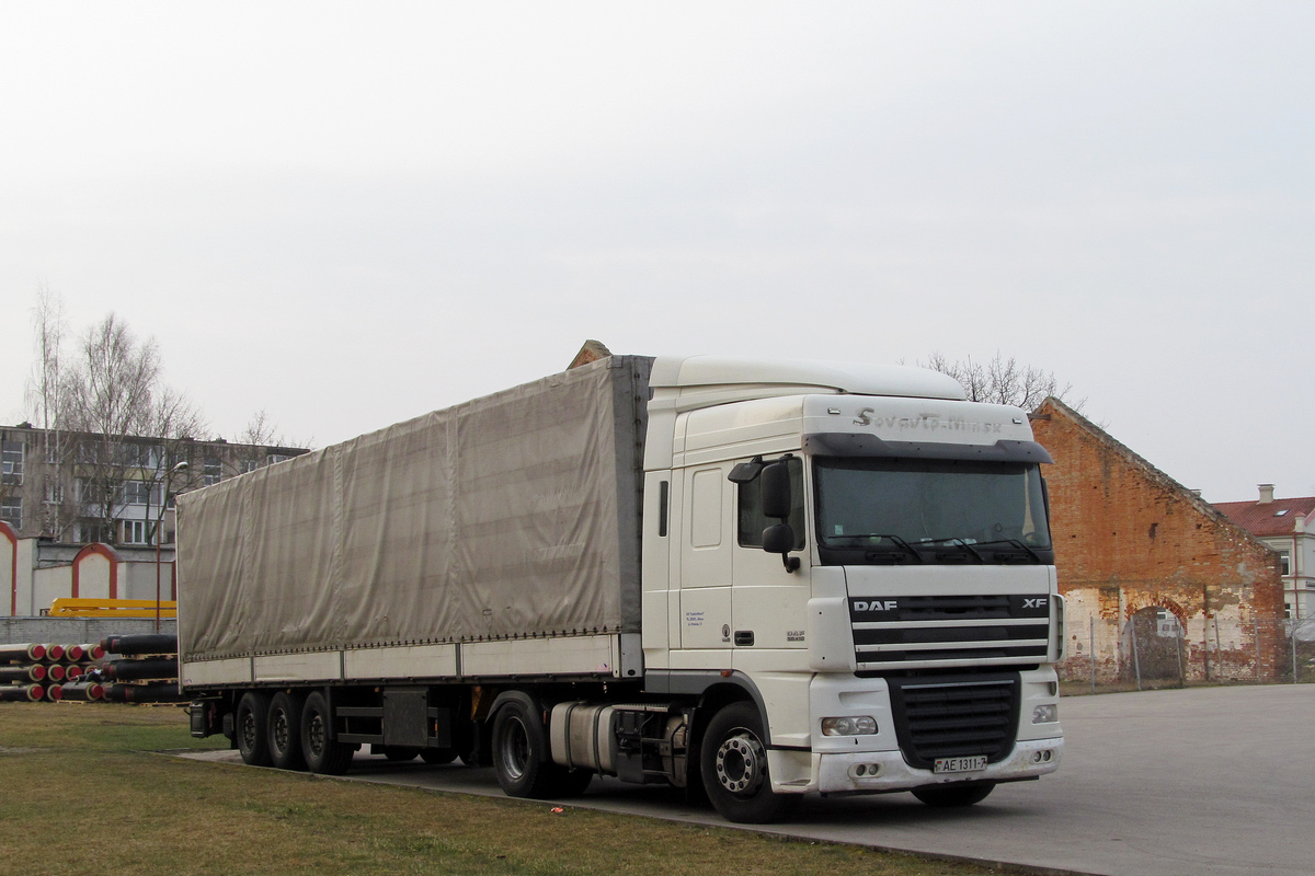 Минск, № АЕ 1311-7 — DAF XF105 FT