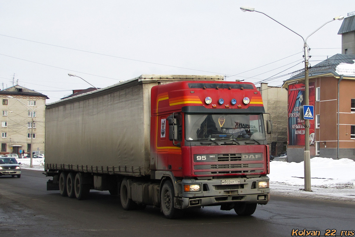 Челябинская область, № М 902 КР 174 — DAF 95 FT