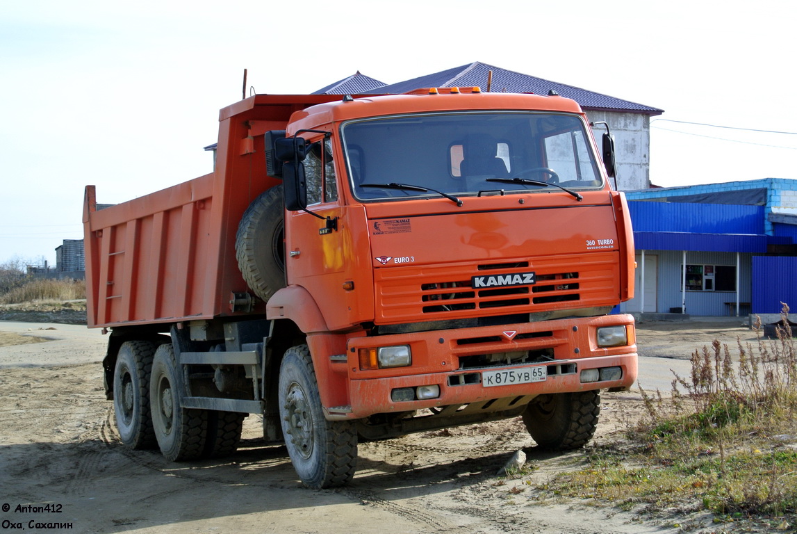 Сахалинская область, № К 875 УВ 65 — КамАЗ-6520-06 [65200F]