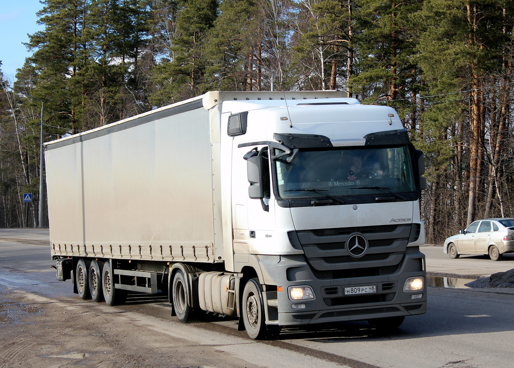 Липецкая область, № Н 809 РС 48 — Mercedes-Benz Actros ('2009) 1844