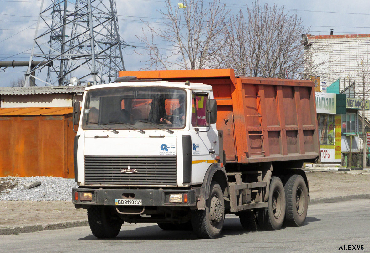 Луганская область, № ВВ 8190 СА — МАЗ-551605