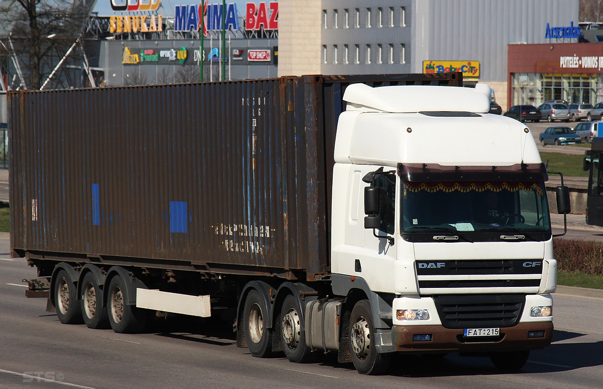 Литва, № FAT 215 — DAF CF85 FTG