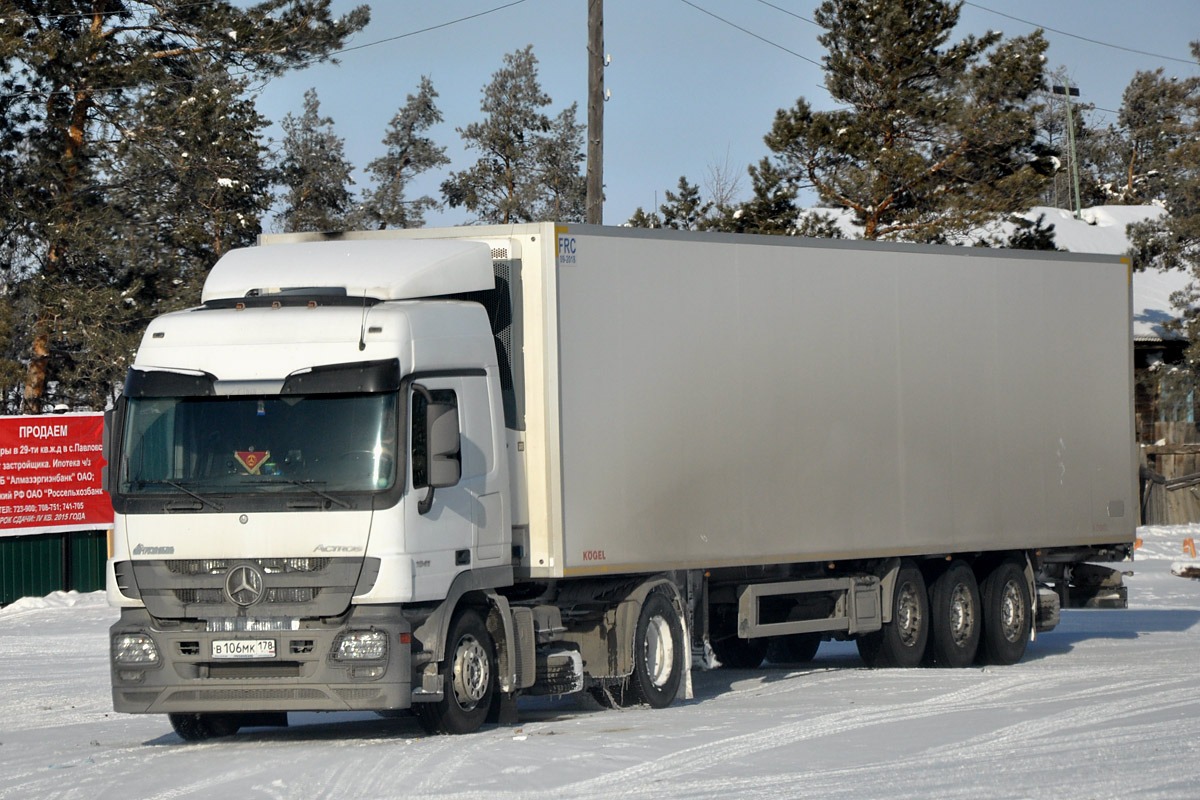 Санкт-Петербург, № В 106 МК 178 — Mercedes-Benz Actros '09 1841 [Z9M]