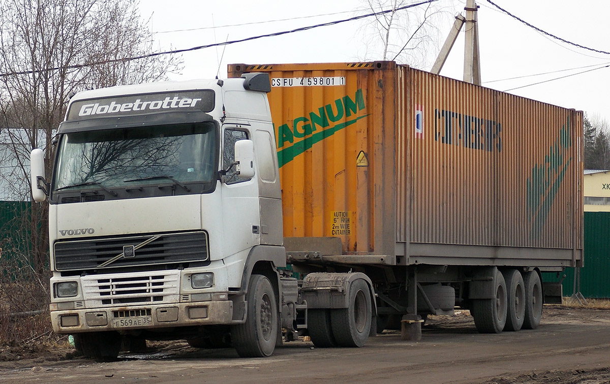 Вологодская область, № Е 569 АЕ 35 — Volvo ('1993) FH-Series