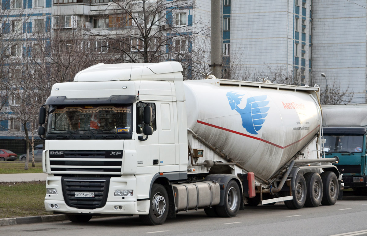 Московская область, № Х 005 ВУ 50 — DAF XF105 FT