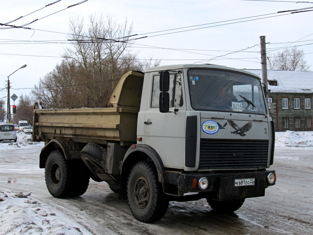 Алтайский край, № К 681 ЕО 22 — МАЗ-5551 [555100]