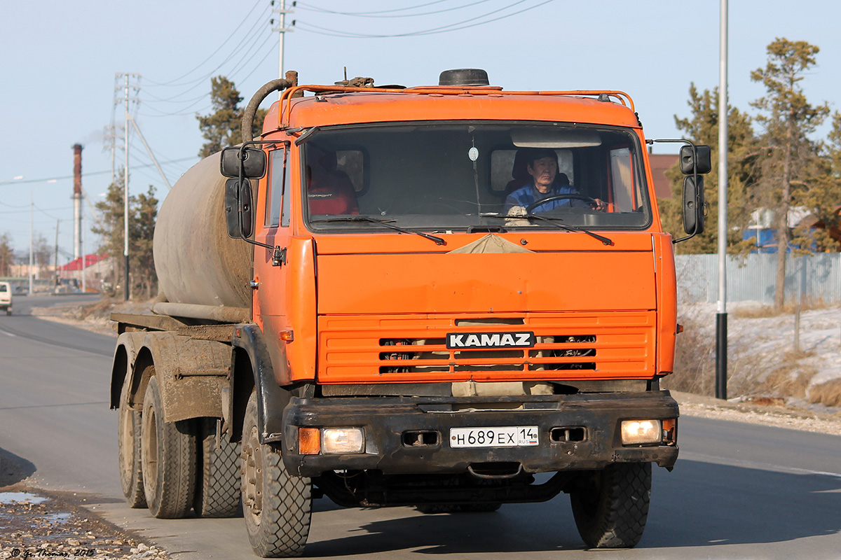 Саха (Якутия), № Н 689 ЕХ 14 — КамАЗ-53215 (общая модель)