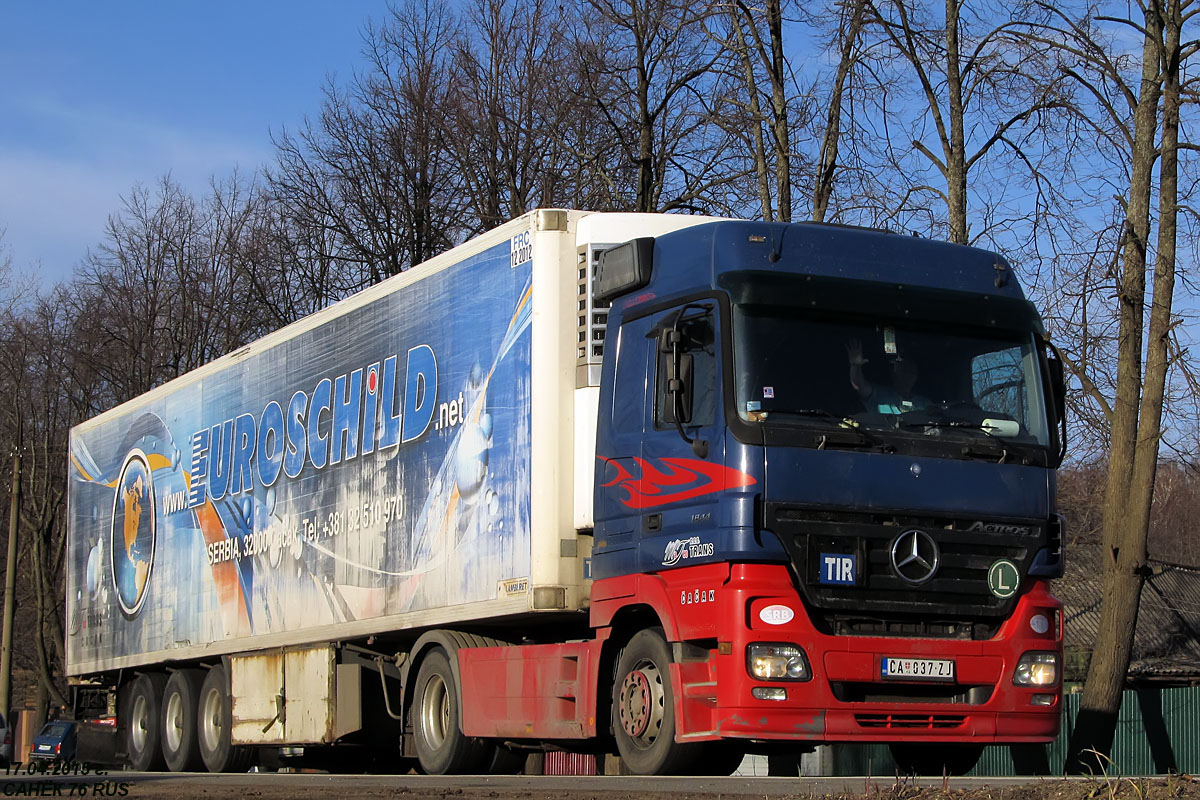 Сербия, № ČA 037-ZJ — Mercedes-Benz Actros ('2003) 1844