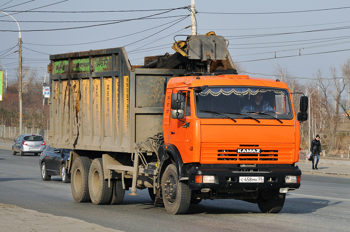 Омская область, № С 458 МН 55 — КамАЗ-65115-D3