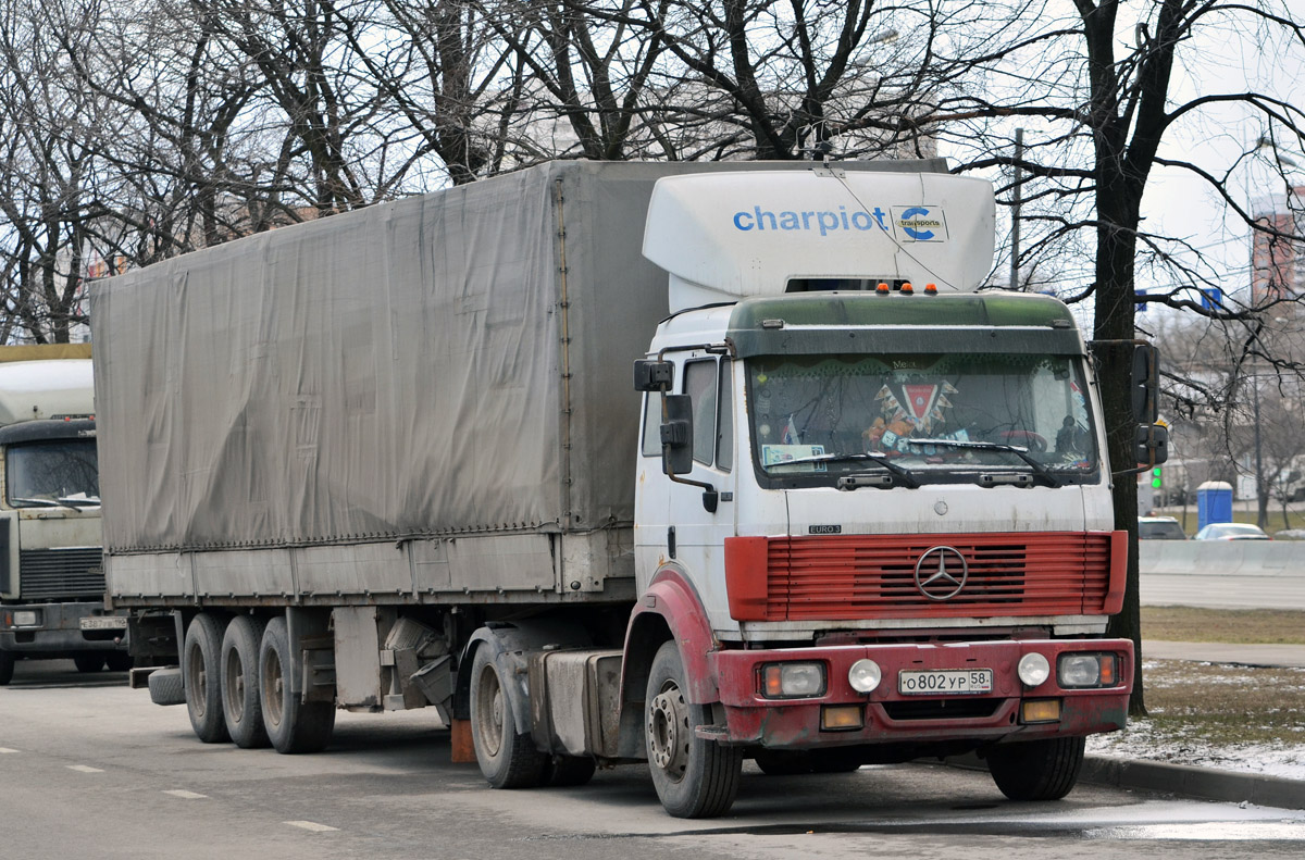 Пензенская область, № О 802 УР 58 — Mercedes-Benz SK (общ. мод.)