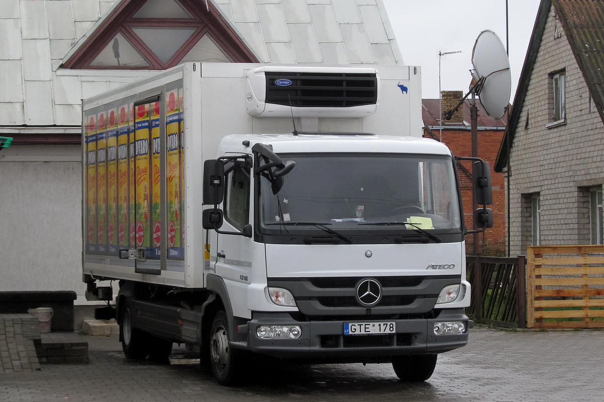 Литва, № GTE 178 — Mercedes-Benz Atego 1018