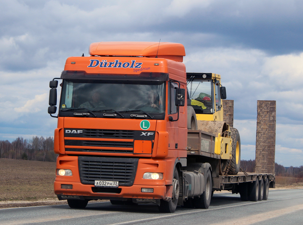 Владимирская область, № А 032 РН 33 — DAF XF95 FT