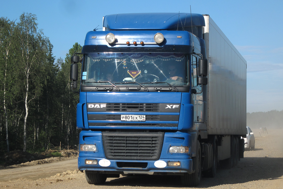 Красноярский край, № Р 801 ЕХ 124 — DAF XF95 FT