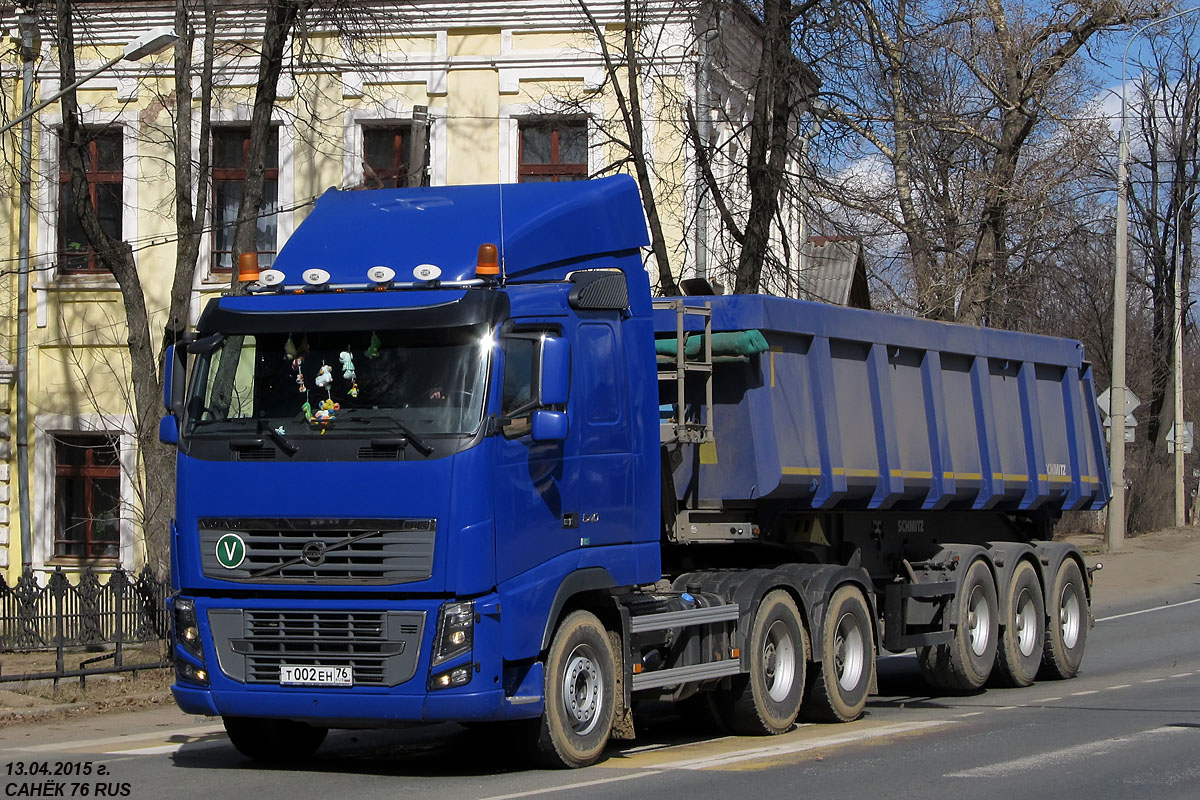 Ярославская область, № Т 002 ЕН 76 — Volvo ('2008) FH16.540