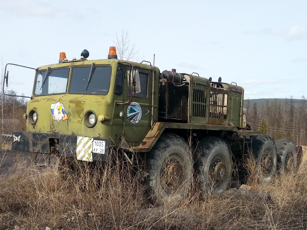 Амурская область, № 1035 АУ 28 — МАЗ-537