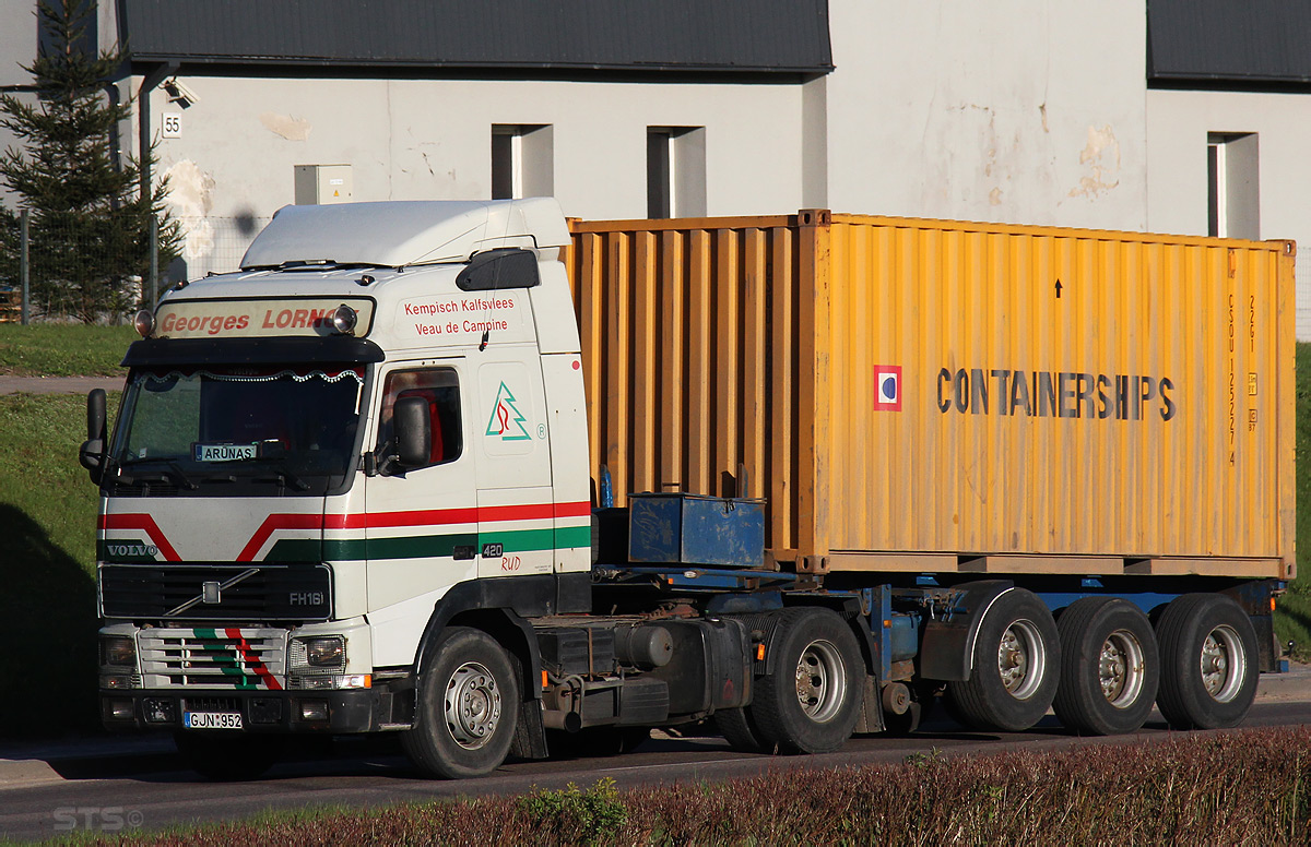 Литва, № GJN 952 — Volvo ('1993) FH12.420