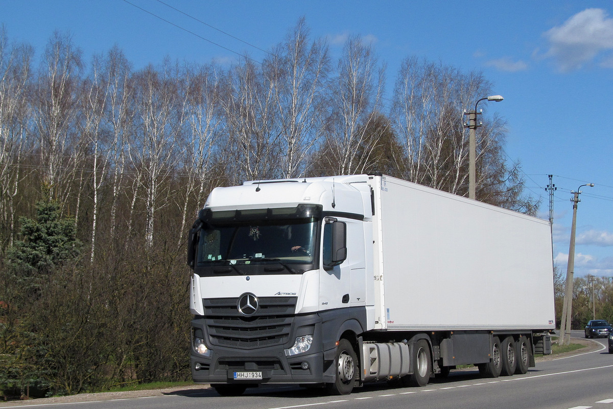 Литва, № HHJ 934 — Mercedes-Benz Actros ('2011) 1843