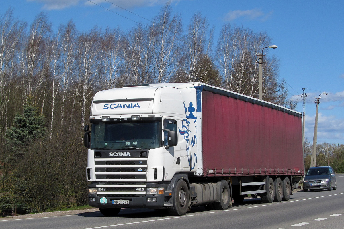 Литва, № VKC 546 — Scania ('1996) R124L