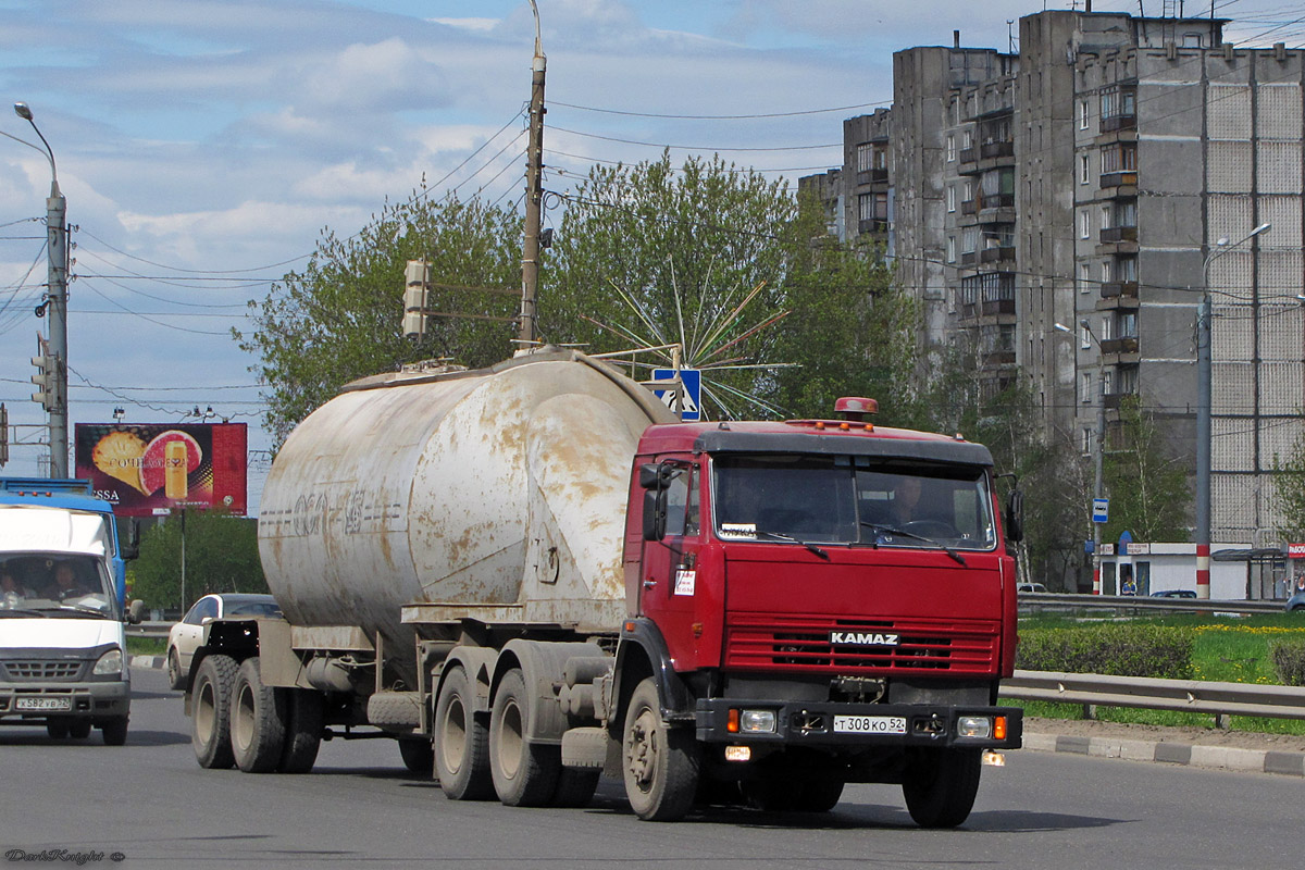 Нижегородская область, № Т 308 КО 52 — КамАЗ-54115-15 [54115R]