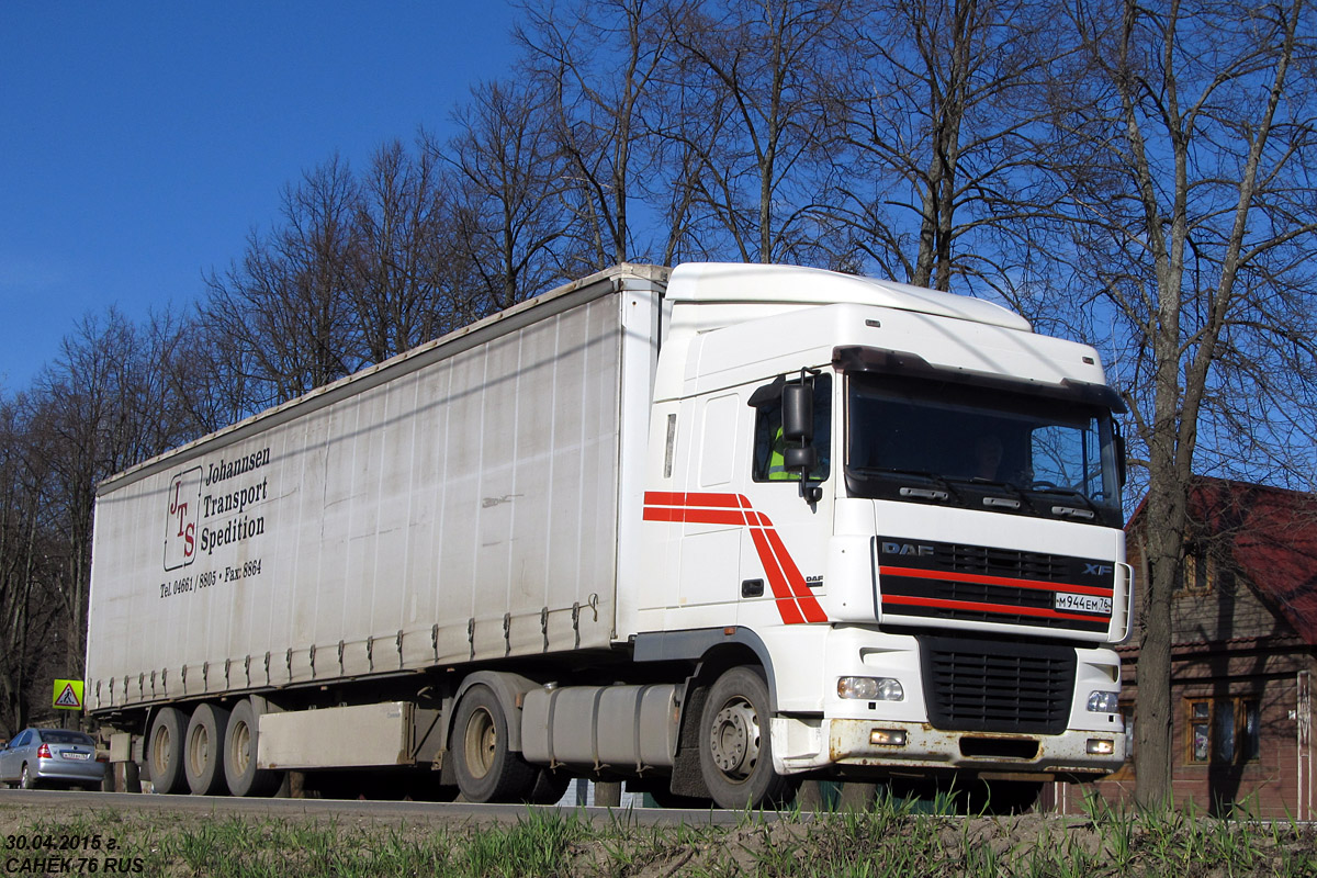 Ярославская область, № М 944 ЕМ 76 — DAF XF95 FT