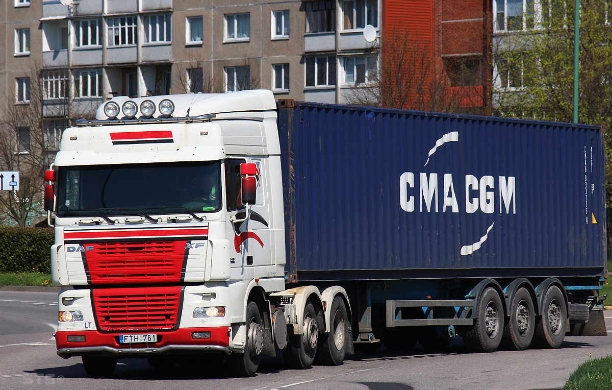 Литва, № FTH 761 — DAF XF95 FTG