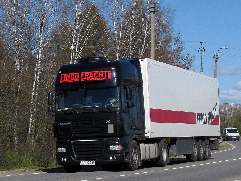 Польша, № OOL 7C47 — DAF XF105 FT