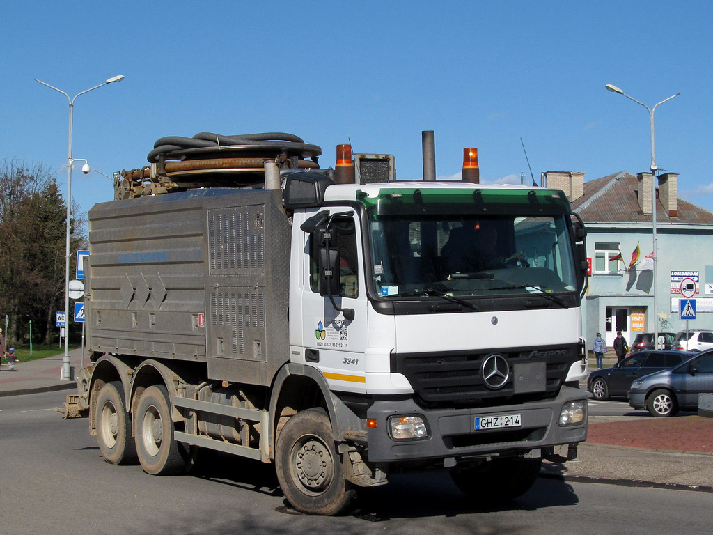 Литва, № GHZ 214 — Mercedes-Benz Actros ('2003) 3341