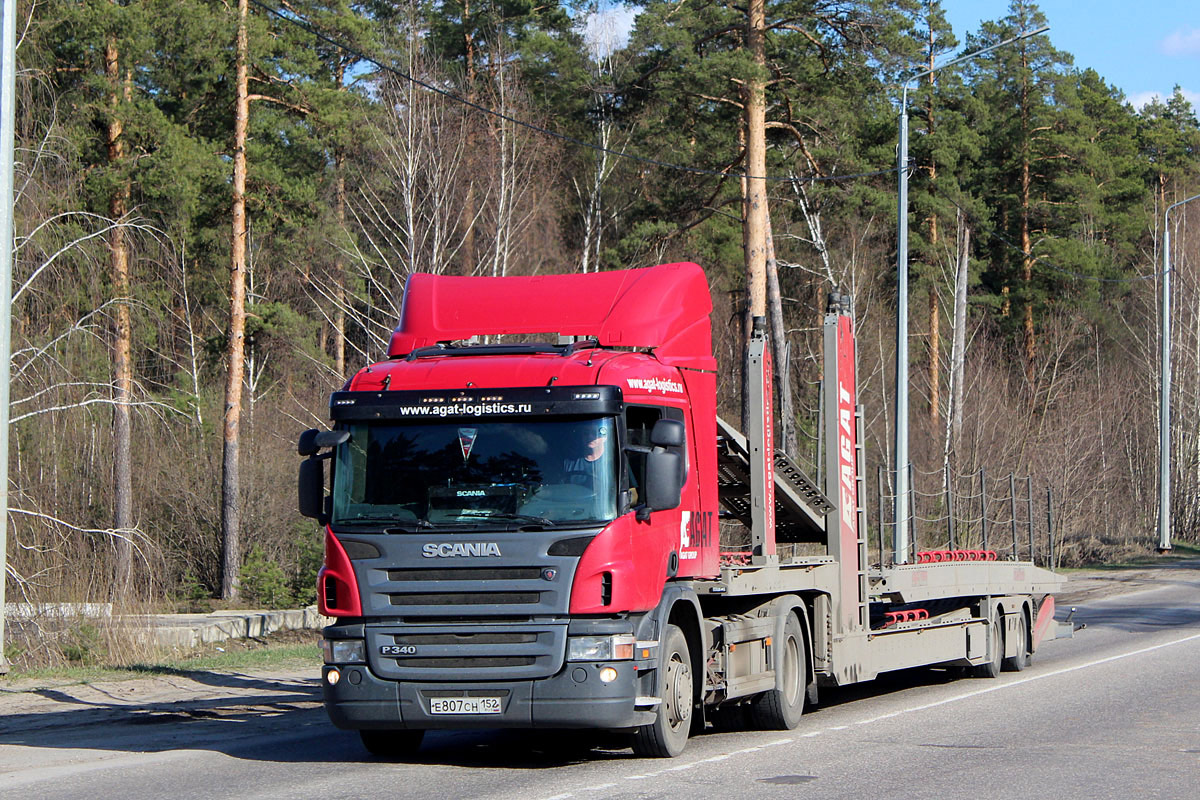 Нижегородская область, № Е 807 СН 152 — Scania ('2004) P340