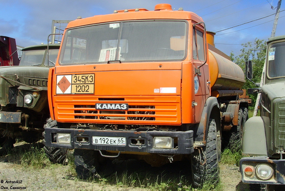 Сахалинская область, № В 192 ЕК 65 — КамАЗ-43118-02 [43118C]