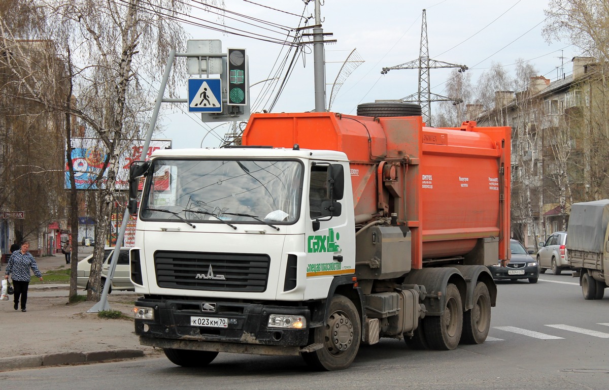 Томская область, № К 023 КМ 70 — МАЗ-6312B3