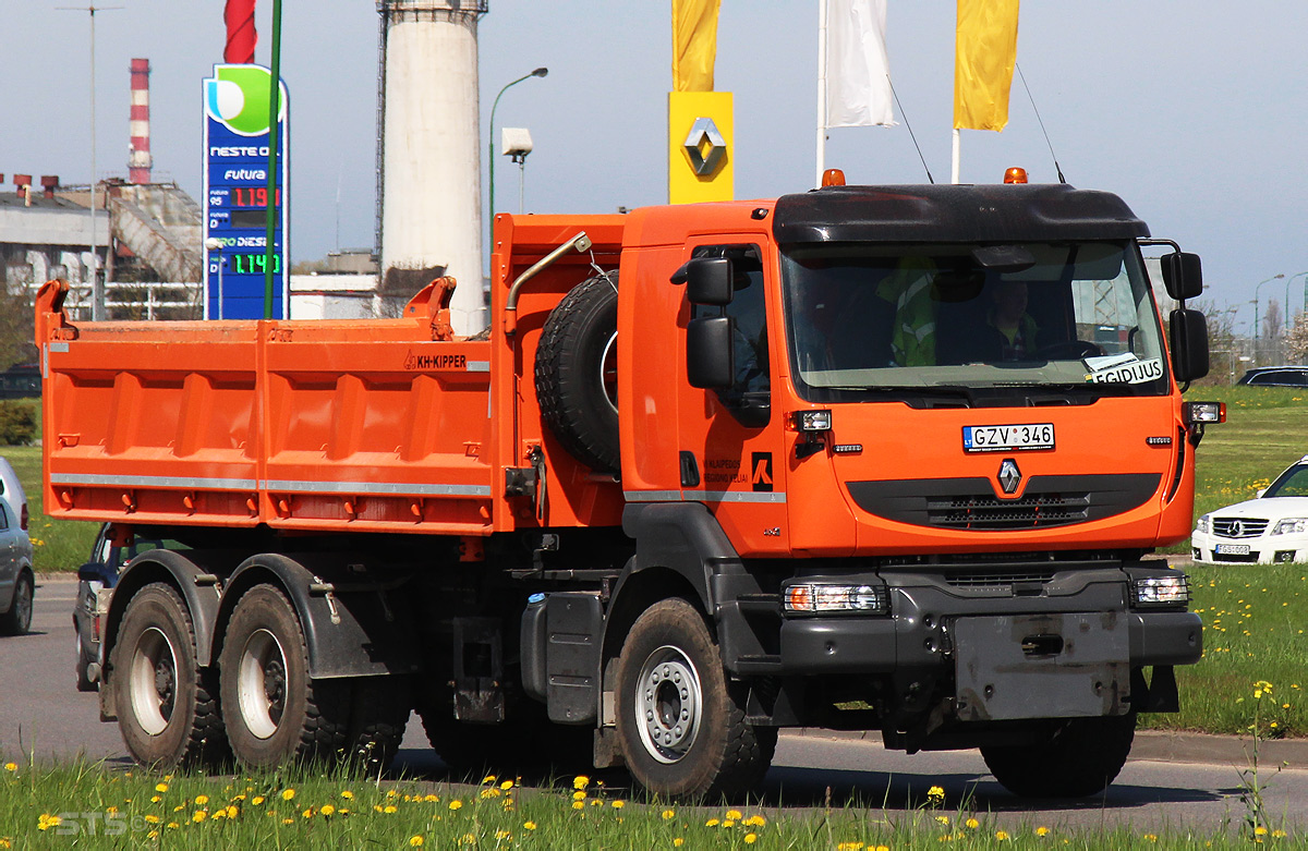 Литва, № GZV 346 — Renault Kerax
